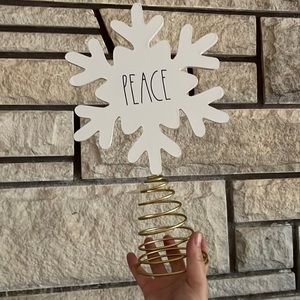 Rae Dunn Peace Tree Topper